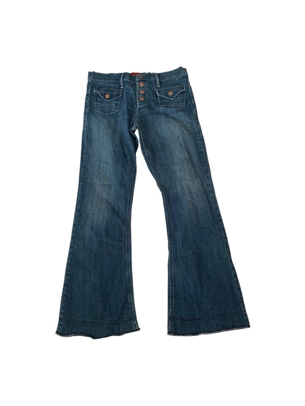 Levi's Sunset size 10 Classic Denim Flare Jeans button front flare 90s